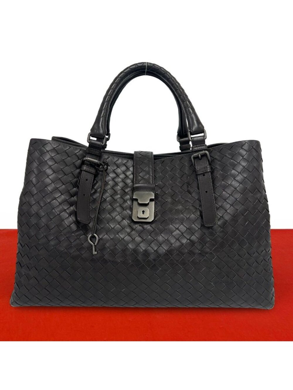 Bottega Veneta Intrecciato Leather Tote Bag Brown